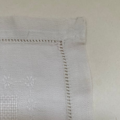 20世紀前半　セルヴィエット　メティス　イニシャルFN 　刺繍　５点セット