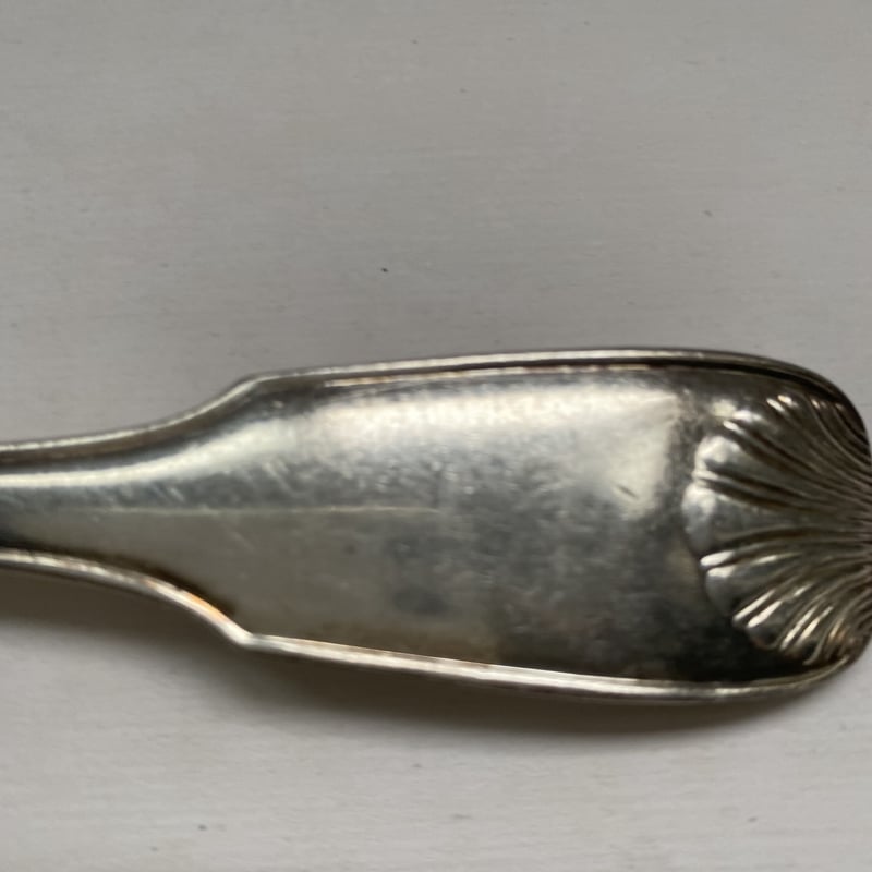 19世紀 N.C シルバープレート シェル・レリーフ テーブル・スプーン 7
