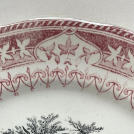 19世紀　ディゴワン・サルグミンヌ　おしゃべりなお皿　デザートプレート　6月