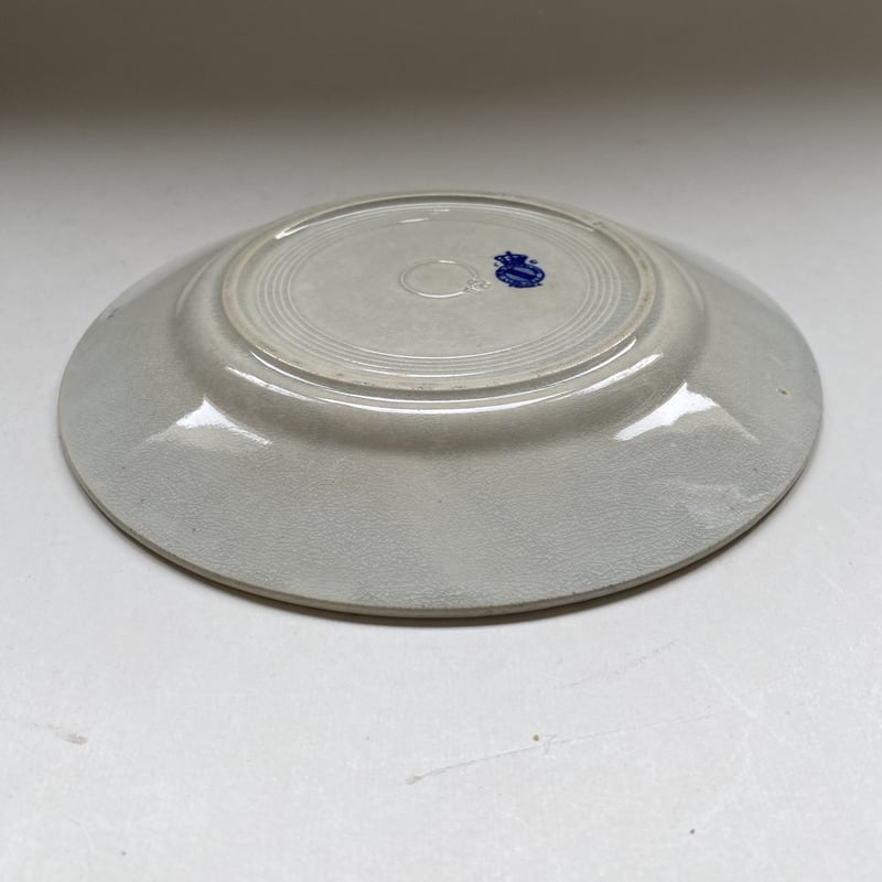 19世紀 リュネヴィル デザートプレート ブルー・ウィロー柄 1−5