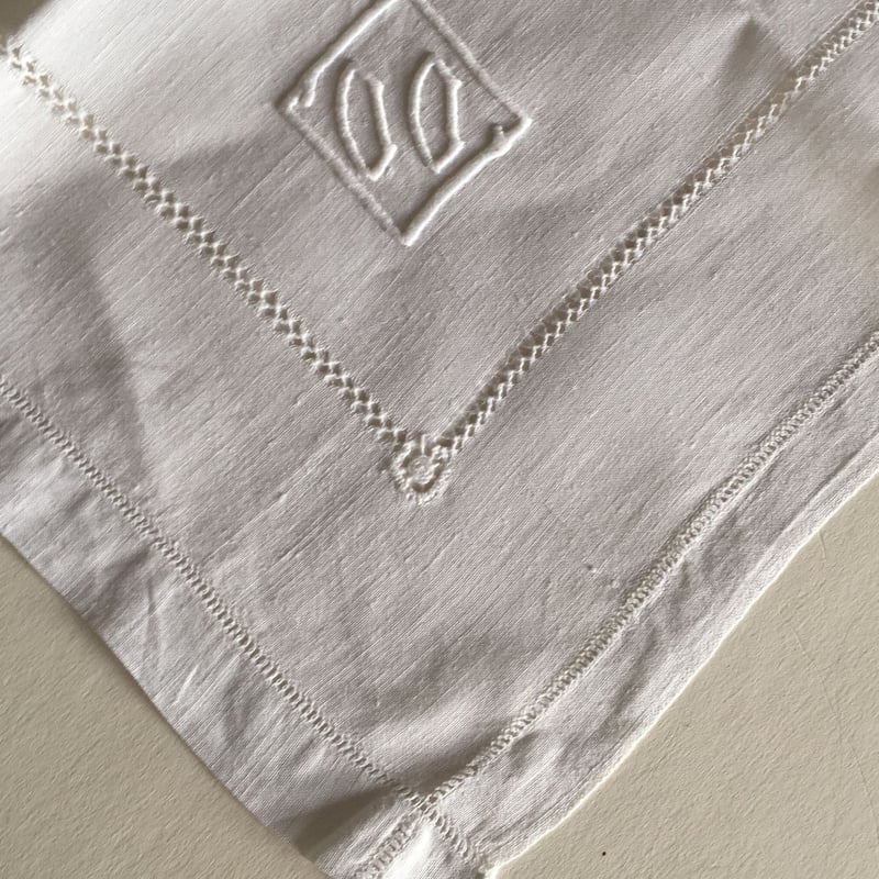 中国 SWATOW ナプキン付き 刺繍入り レースのテーブルクロス スワトウ