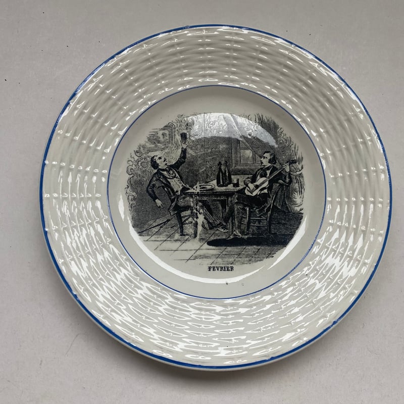 1920年代 ディゴワン・サルグミンヌ おしゃべりなお皿 12ヶ月 プラ