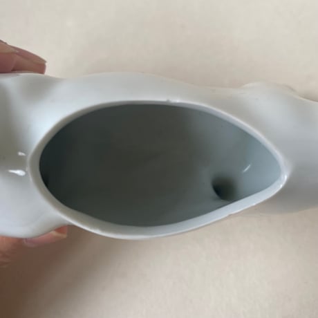 20世紀後半　アピリコ？　ポタレ　子うし型　白磁