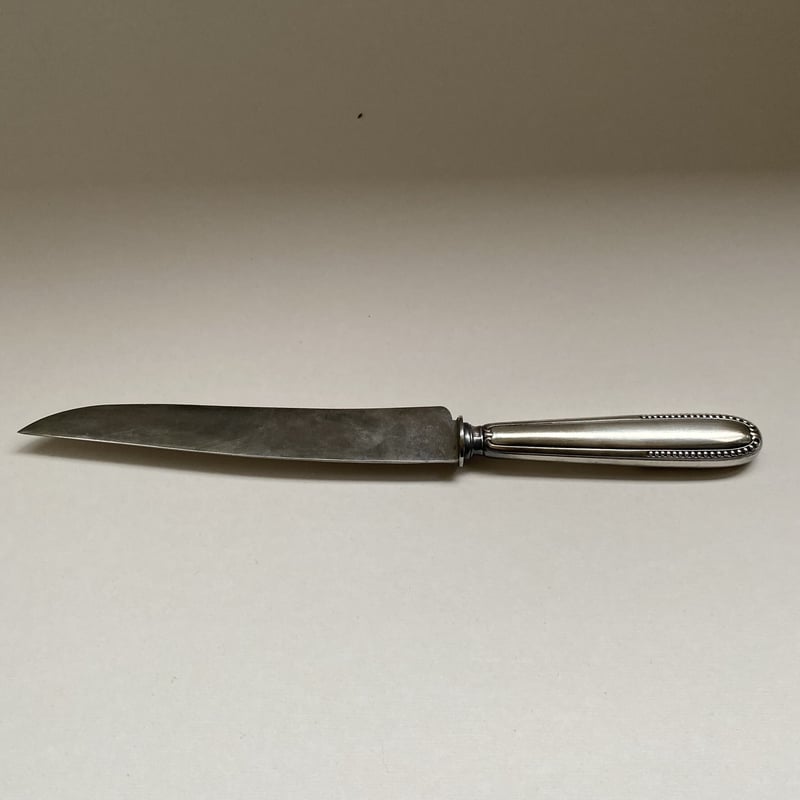 19世紀後半 ラヴィヌ・エ・ダンフェール シルバープレート 肉用ナイフ