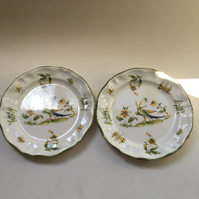 20世紀後半 ヴァラージュ ディナープレート フェニックス柄 2点セット