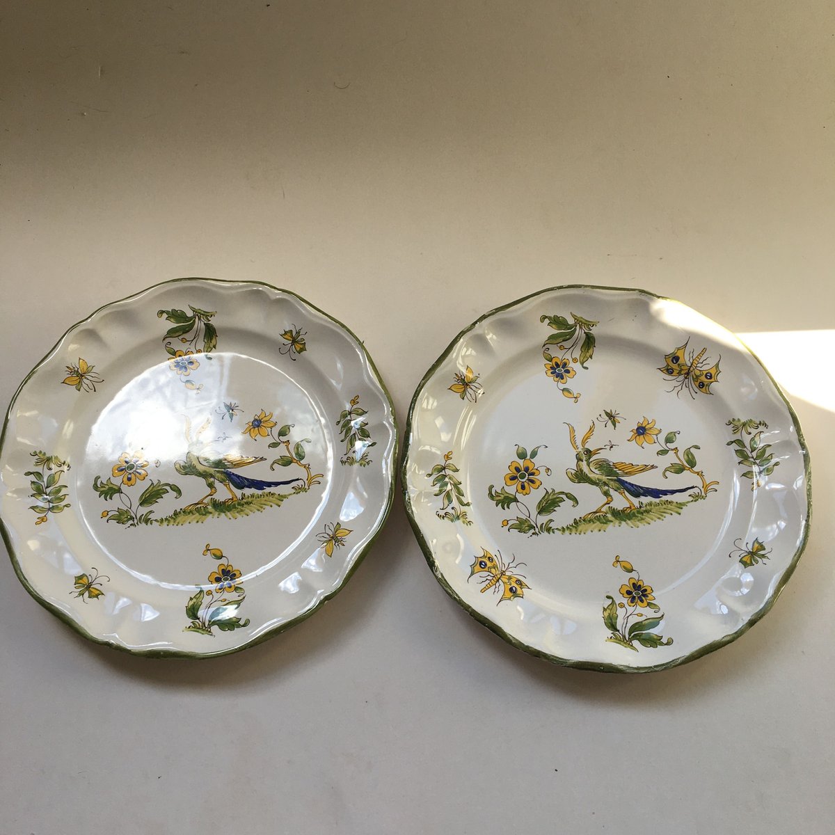 20世紀後半 ヴァラージュ ディナープレート フェニックス柄 2点セット