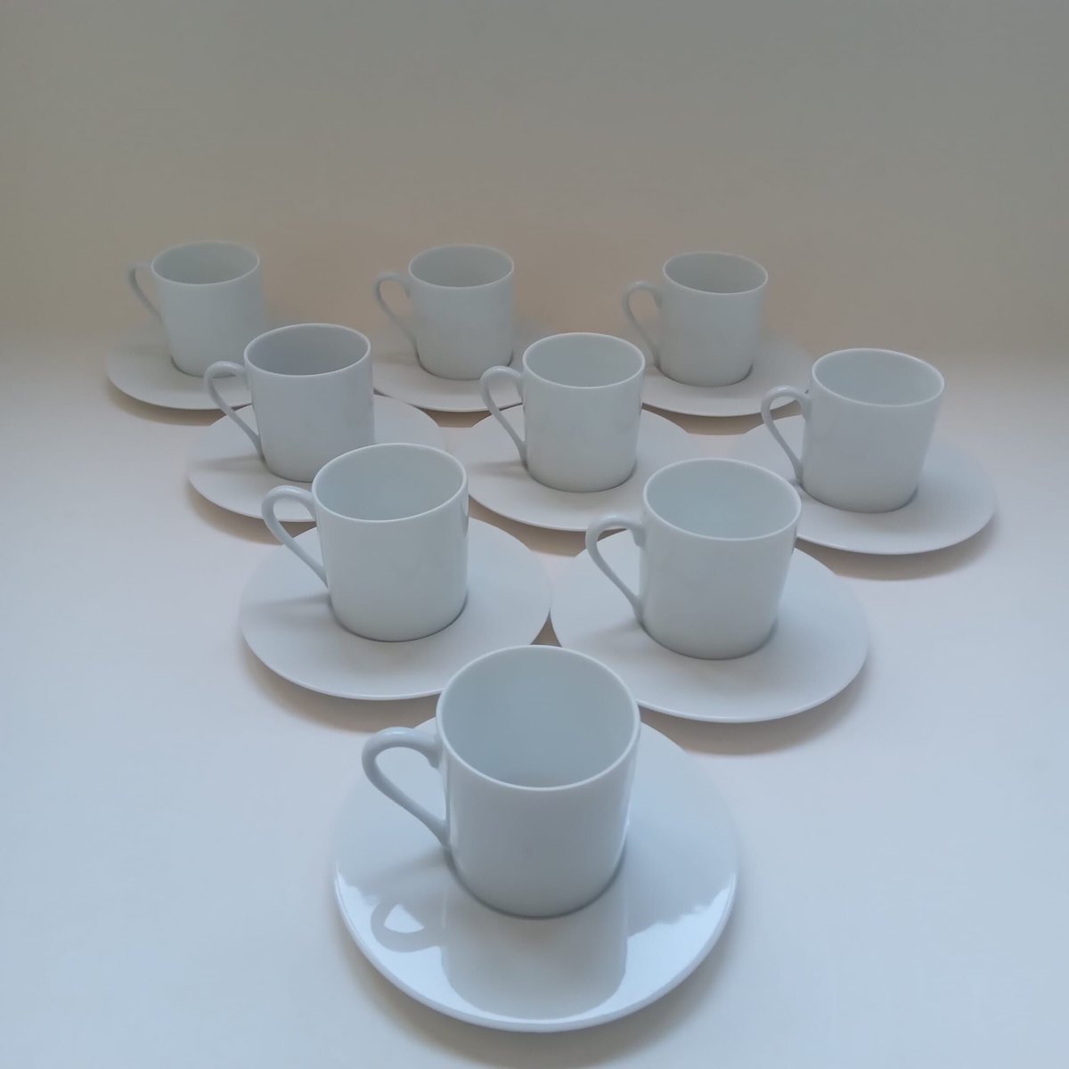 リモージュデミタスコーヒー セット 白磁