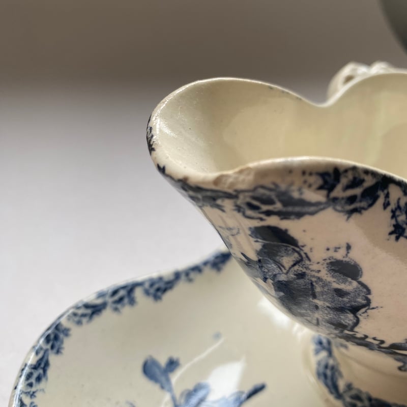 美品19世紀ジアン鳥さんのソーシエールフランスアンティーク