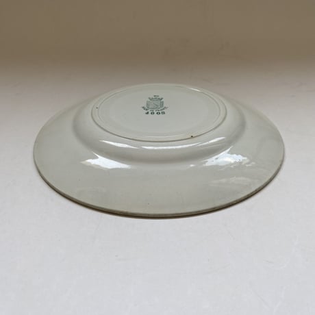 １９００年　サンタマン　ディナープレート   なでしこ柄　アール・ヌーヴォー　１−５