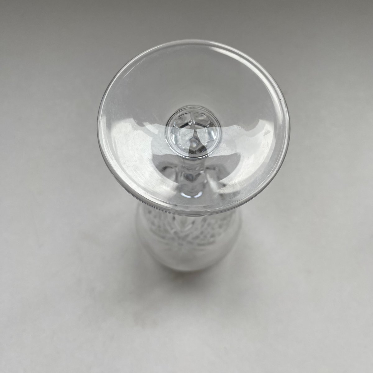 20世紀中期 カット・グラス クリスタル ワイン・グラス 2点セット