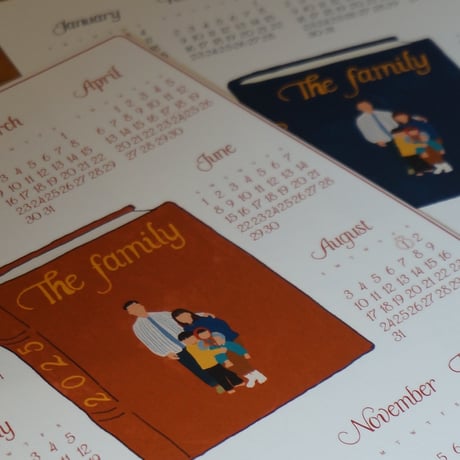 2025 calendar A4poster