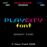PLAYCITY font（プレイシティ フォント）