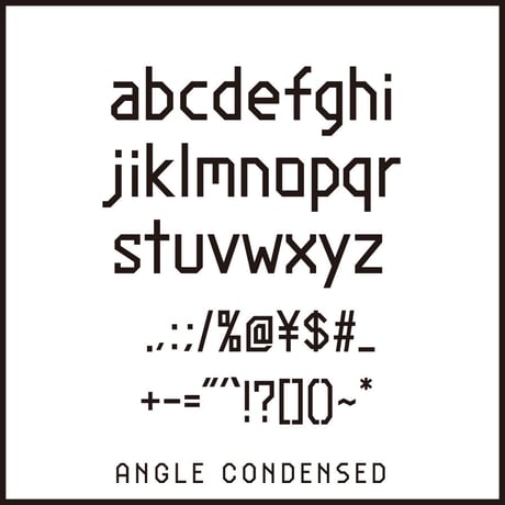 ANGLE font