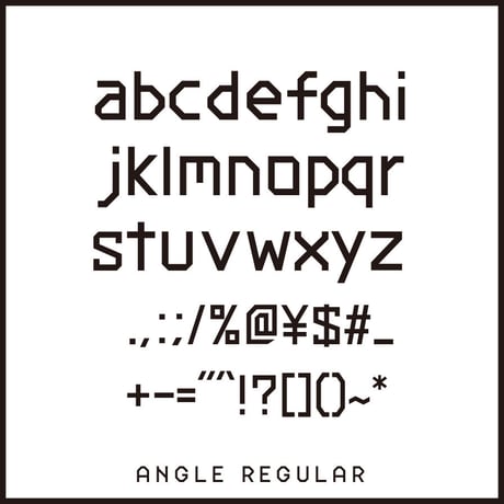 ANGLE font