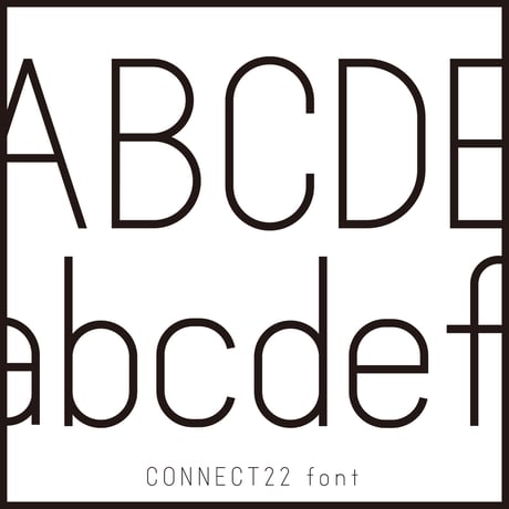 CONNECT22 font（コネクト22フォント）