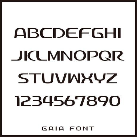 GAIA FONT （ガイア フォント）