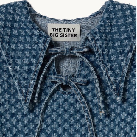 THE TINY BIG SISTER  セーラーカラーデニムワンピース
