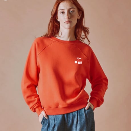 EMILE ET IDA エミールエイダ   オーガニックコットンロゴスウェット（3colors）