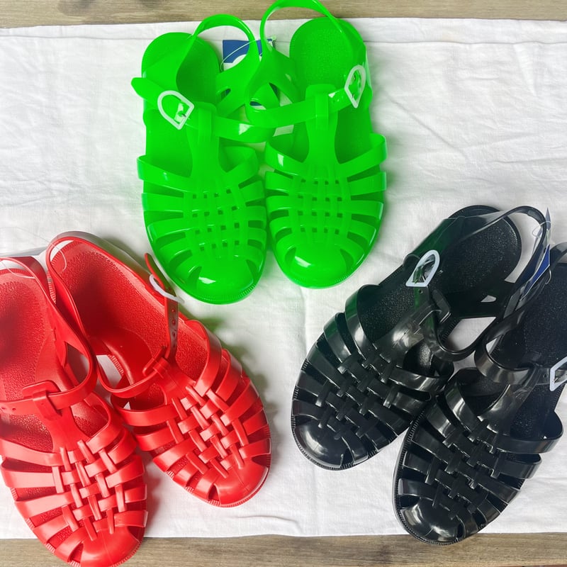 MÉDUSE メデュース ラバーグルカサンダル VERT FLUO 蛍光グリーン | Havane