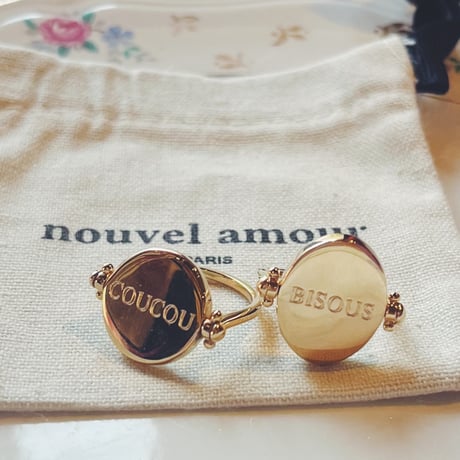 Nouvel Amour  ヌーベルアムール　2wayリング　COUCOU / BISOU