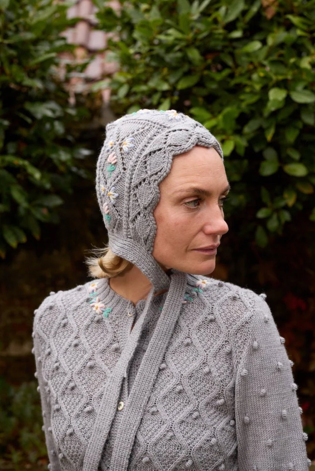 ⭐️美品　MICHAELA RUFFGAR ミカエラ ウール 手編みジャケット Michaela Buerger ミカエラ ビュルガー ハンドニットボネット | Havane
