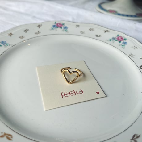 Feeka フィーカ　Bague Lovely　オープンハートリング