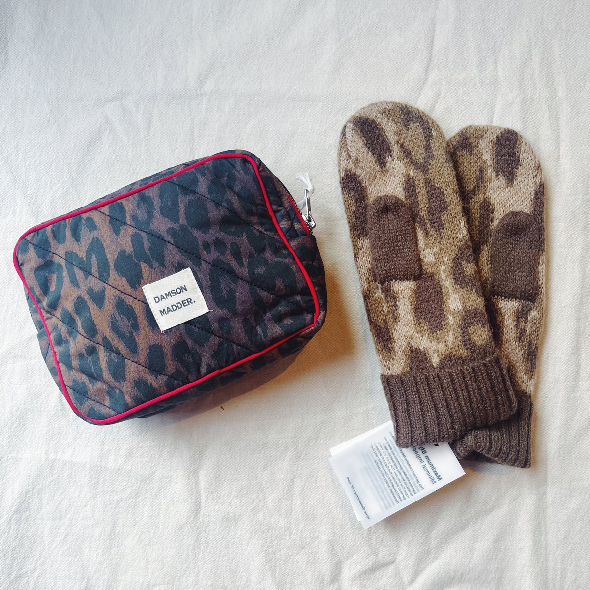 Damson Madderレオパード柄のジレ（ダムソン・マダー） goldie dress