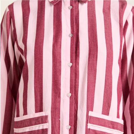 DAMSON MADDER　ダムソン マダー  巾着ポーチ付きパジャマ　4colors