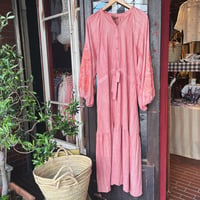RUE.MAZARINE リュ・マザリーヌ バルーンスリーブ刺繍ワンピース