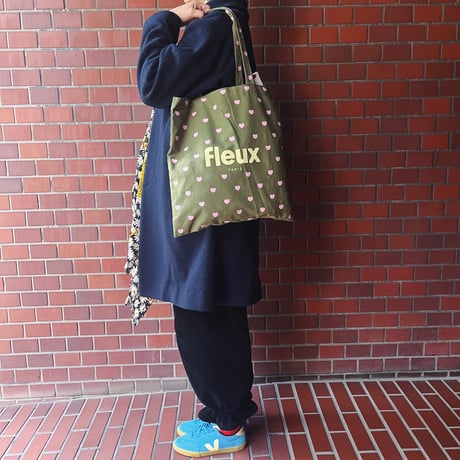 Fleux Paris  トートバッグ  ハート柄