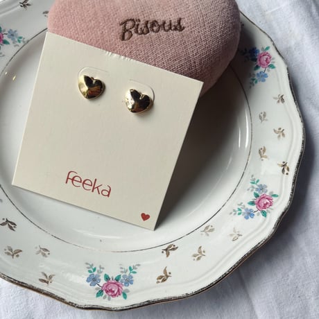 Feeka フィーカ　Boucles d'oreilles Lily  ハートピアス