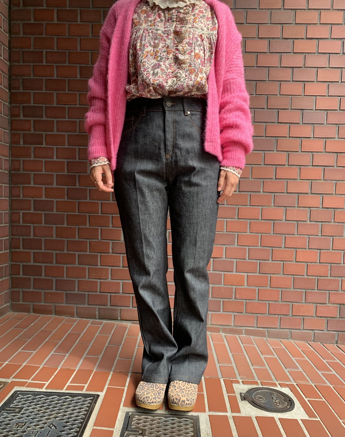 Soeur Paris デニムワンピース LILY BROWN 新作デニムフリルワンピース