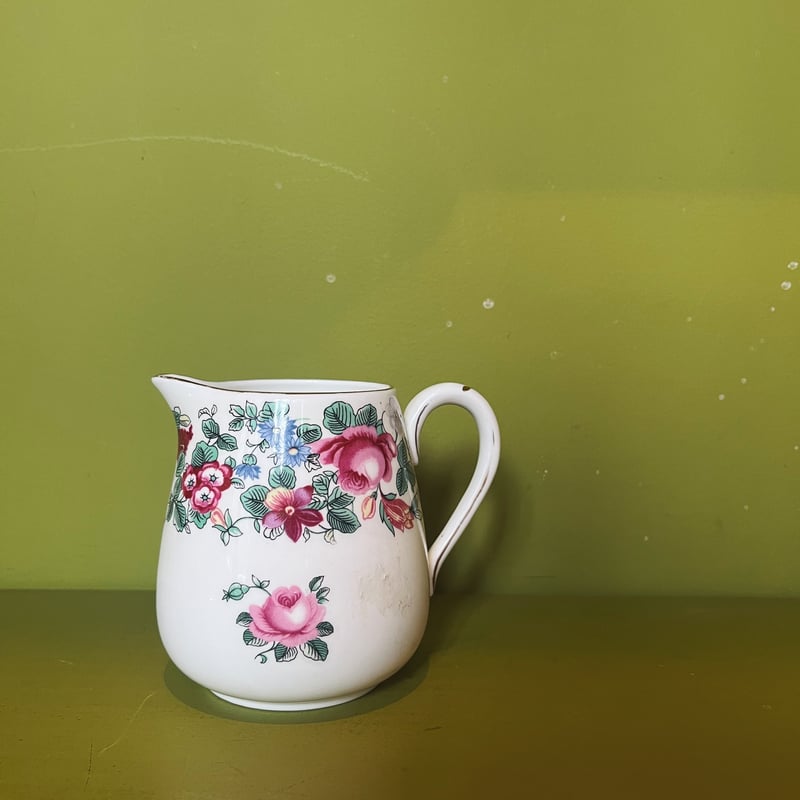 Pristine Pottery 陶器製 ミルクポット ピンク ヴィンテージ食器