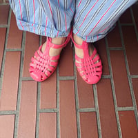 MÉDUSE　メデュース  ラバーグルカサンダル 　ピンク