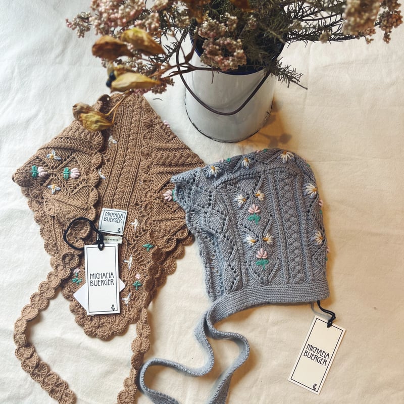 Michaela Buerger ミカエラ ビュルガー ハンドニットボネット | Havane