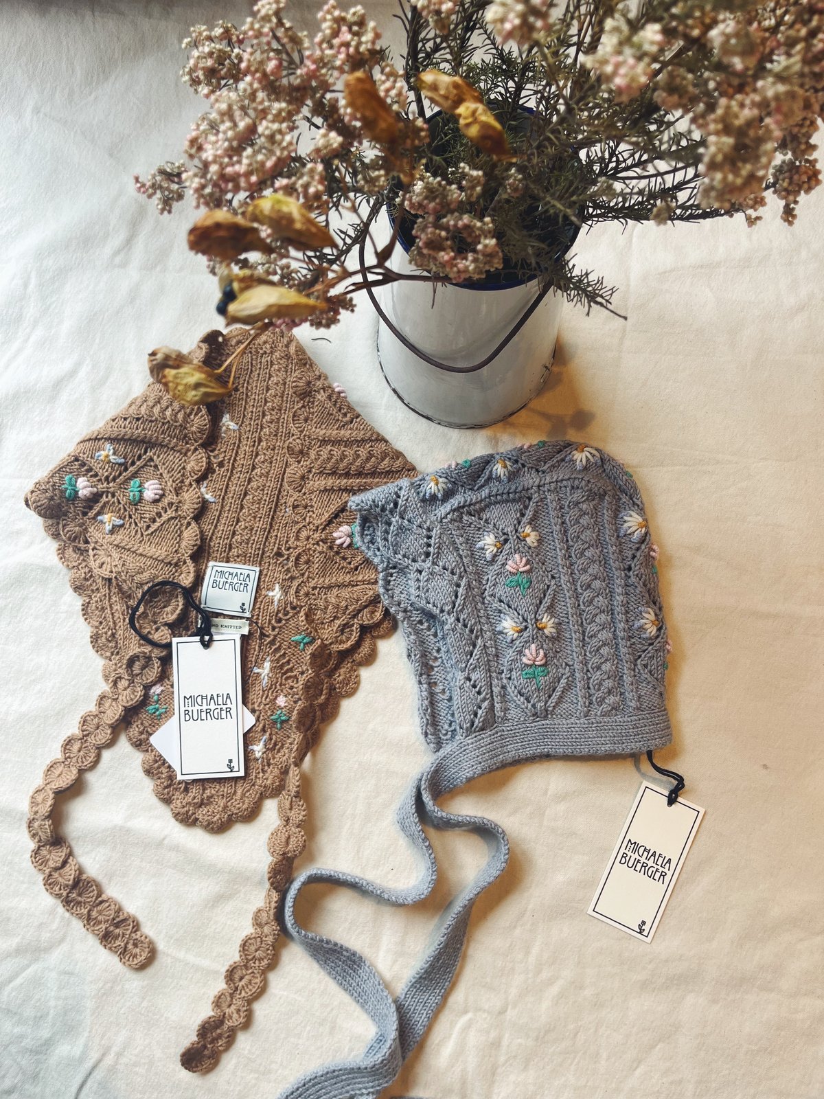 Michaela Buerger(ミカエラ ビュルガー) コットンニットベスト Michaela Buerger(ミカエラ ビュルガー) コットンニットベスト