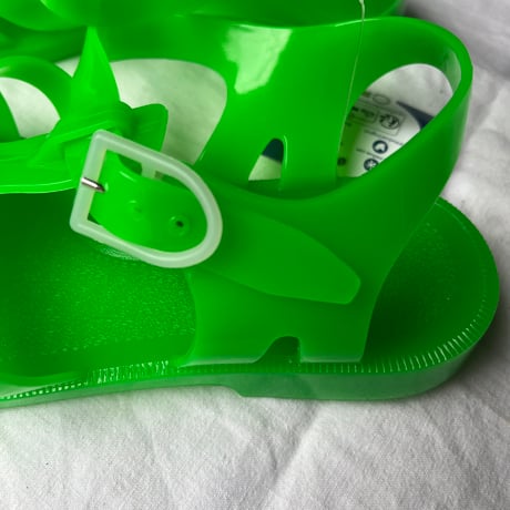 MÉDUSE　メデュース  ラバーグルカサンダル VERT FLUO 蛍光グリーン