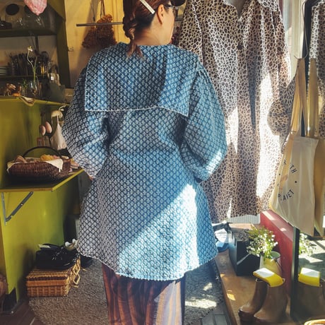 THE TINY BIG SISTER  セーラーカラーデニムワンピース