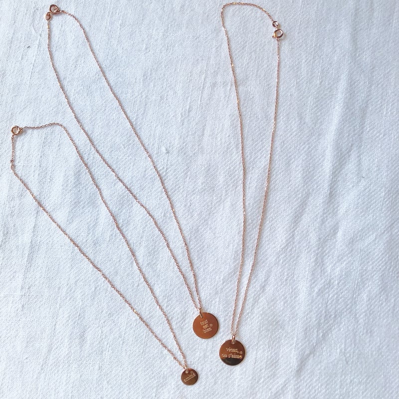 大サービス商品セール19800→13000円45㎝、4㎜ヴェルメイユネックレス