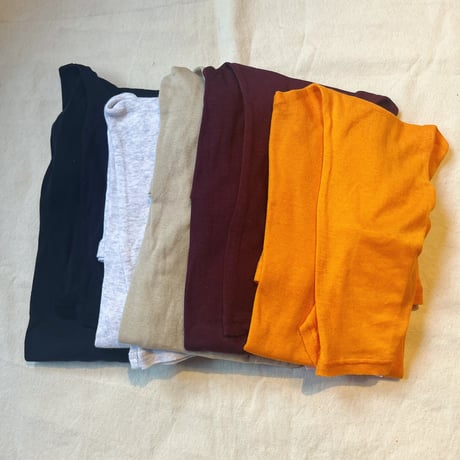 American Vintage アメリカンヴィンテージ MAS08  スピマコットンタートルネックインナーカットソー  New color