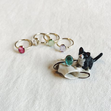 Elodie Pavie　エロディ・パヴィ　オーバルリング(Small)
