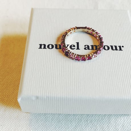 Nouvel Amour ヌーベルアムール　ピンクジルコニアリング