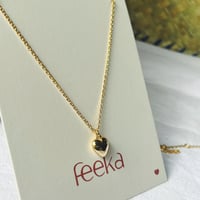 Feeka フィーカ　Boucles d'oreilles Nael　ハートネックレス