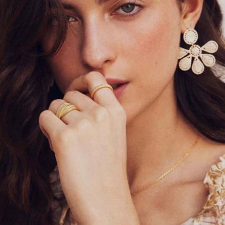 Feeka フィーカ　Bague Suki　ゴールドリング