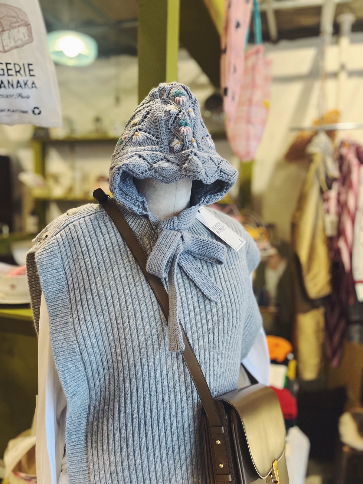 Michaela Buerger ミカエラ ビュルガー ハンドニットボネット | Havane