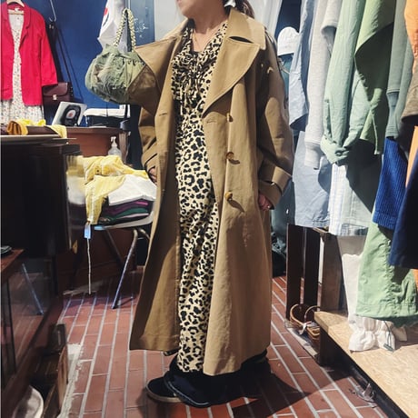 LEON&HARPER  レオンアンドハーパー レオパード柄フリルワンピース
