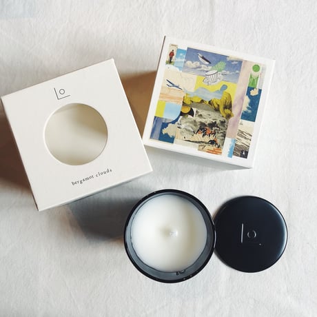 LO ロー ヴィーガンフレグランスキャンドル bergamot clouds (ベルガモット クラウズ)
