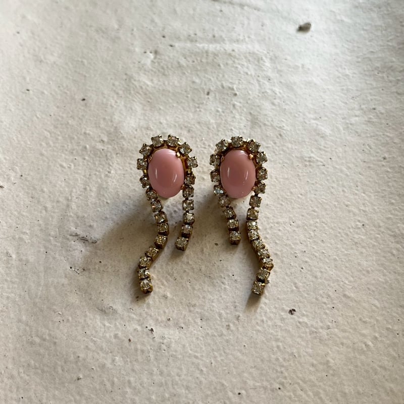 HUE ヒュー Comet pierced earrings【Pink】 | Havane