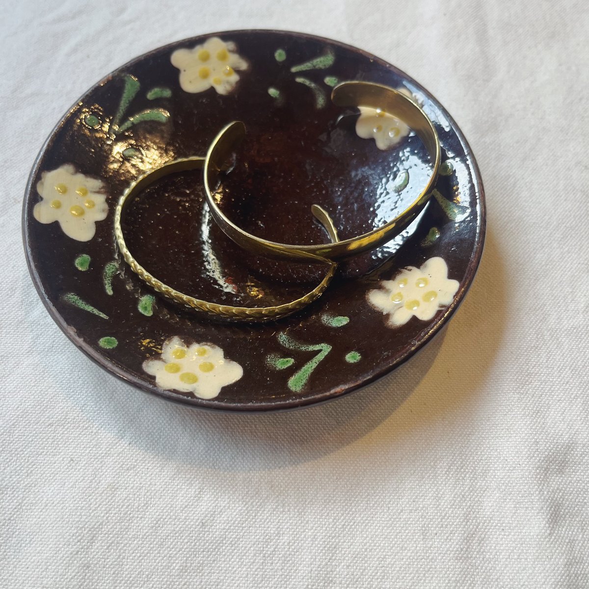 * antique mini ❀ 小さなお花柄 プレート 花柄ミニプレート | Havane