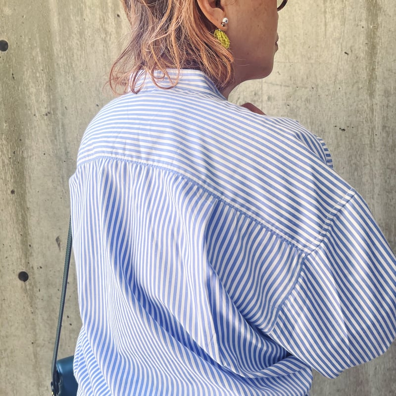 Vas-y Lentement ヴァジーラントモン ストライプバンドカラー